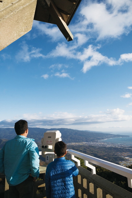 神峯山空と海の展望公園の写真