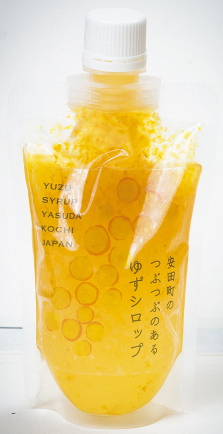 つぶつぶのあるゆずシロップ